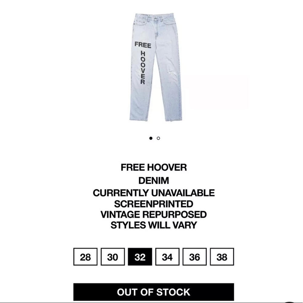 FREE HOOVER DENIM